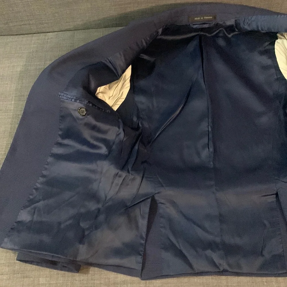Lauren Ralph Lauren Boys Blazer Navy Dark Blue 10R Pockets School Church Party